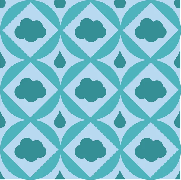 Cloud pattern — Stock Vector