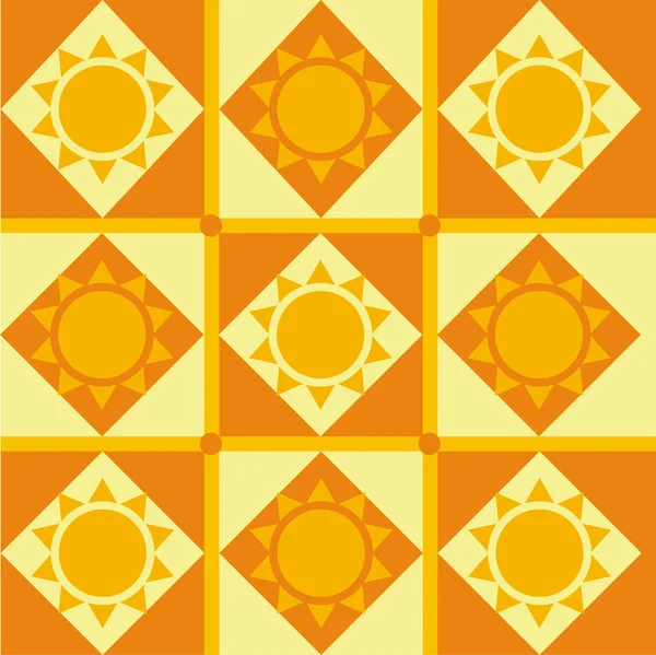 Patrón de sol — Archivo Imágenes Vectoriales