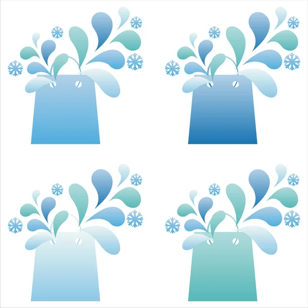 Sacs hiver — Image vectorielle