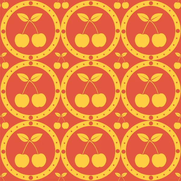 桜のパターン樱桃图案 — ストックベクタ