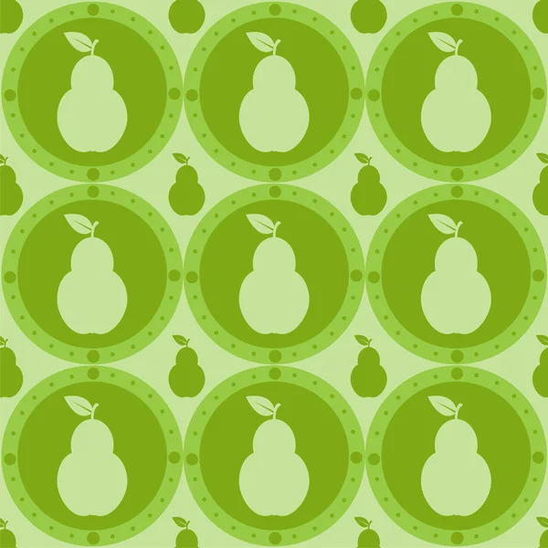 Pear pattern — Stock Vector