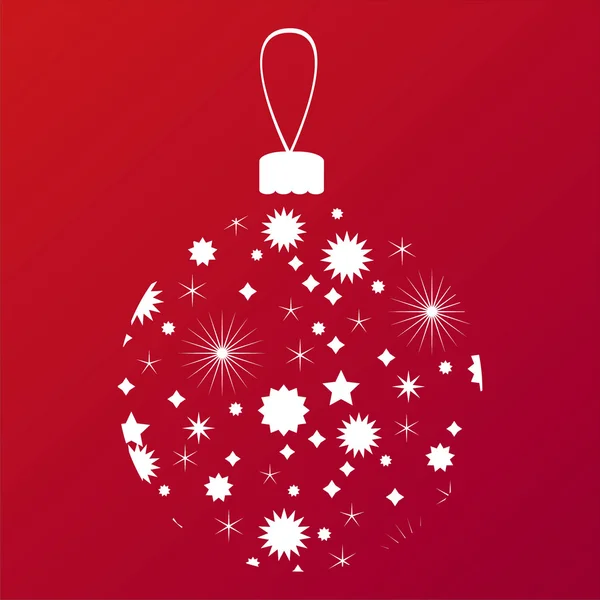 Fond de balle de Noël — Image vectorielle