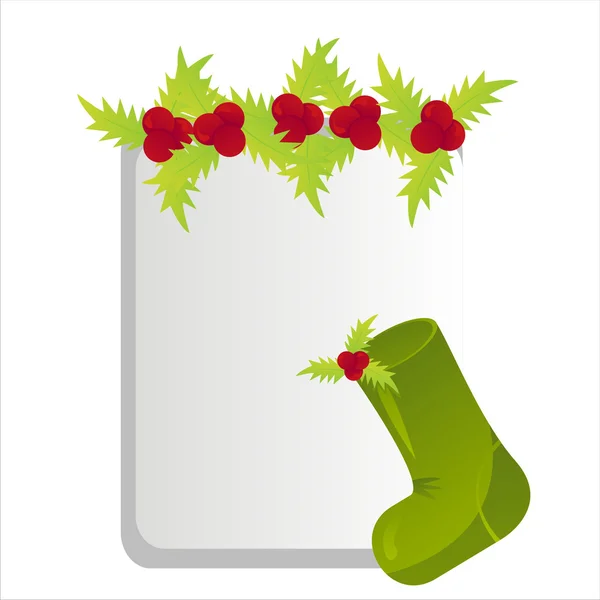 Cornice di Natale — Vettoriale Stock