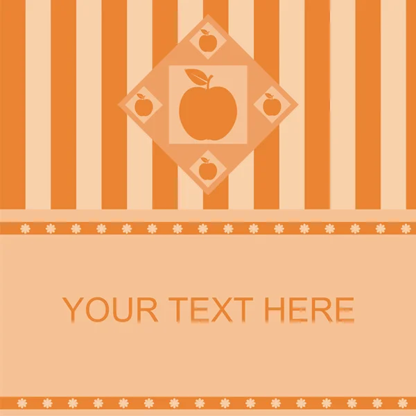 Cadre Apple — Image vectorielle