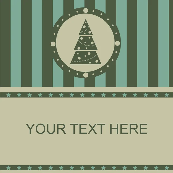 Marco del árbol de Navidad — Archivo Imágenes Vectoriales