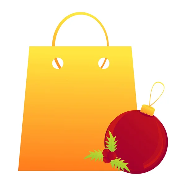 Christmas bag — Stockvector