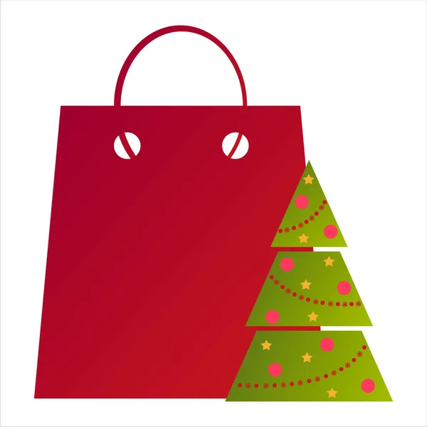 Noel çanta — Stok Vektör
