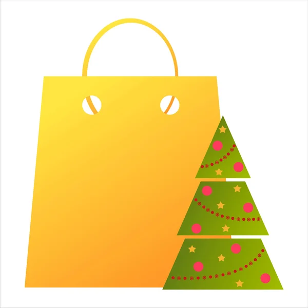 Christmas bag — Stockvector