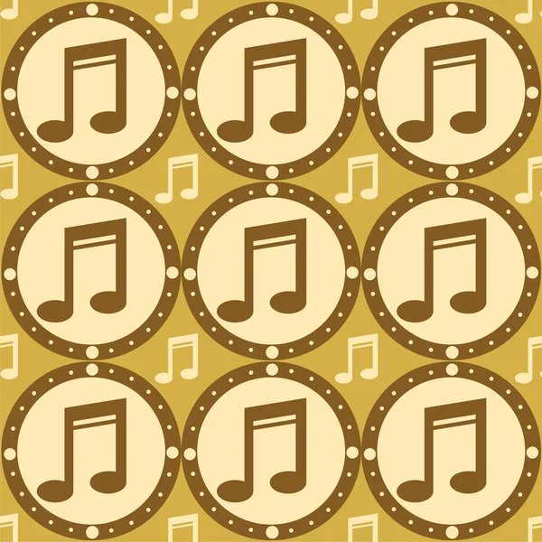 Musical pattern — Stock Vector