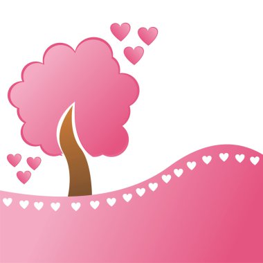 St. valentine's day tree clipart