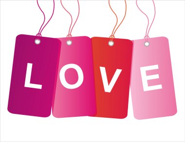 St. valentine's day tags clipart