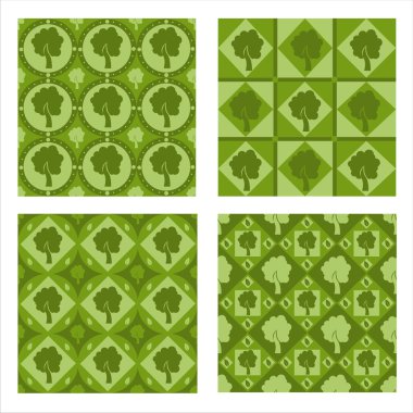 şirin ağaç desenleri