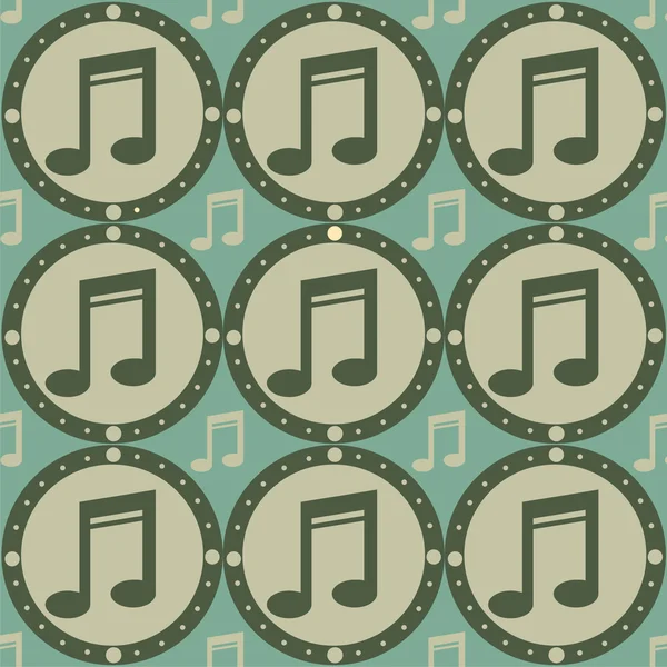 Musical pattern — Stock Vector