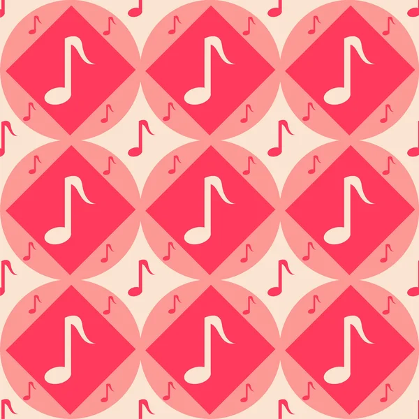 Musikalsk mønster – Stock-vektor