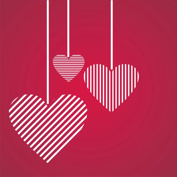 Κομψό Καρδιά Φόντο — Διανυσματικό Αρχείο