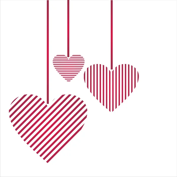 Stylish Valentine Day Background — Stock Vector