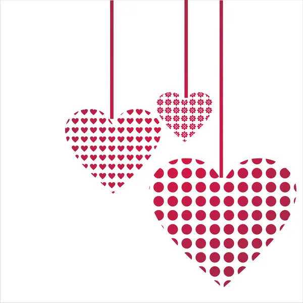 Stijlvolle Valentijnsdag Achtergrond — Stockvector