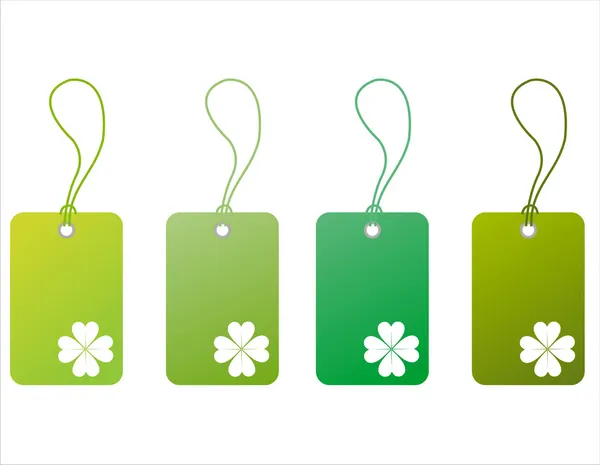 Étiquettes jour de St. Patrick — Image vectorielle