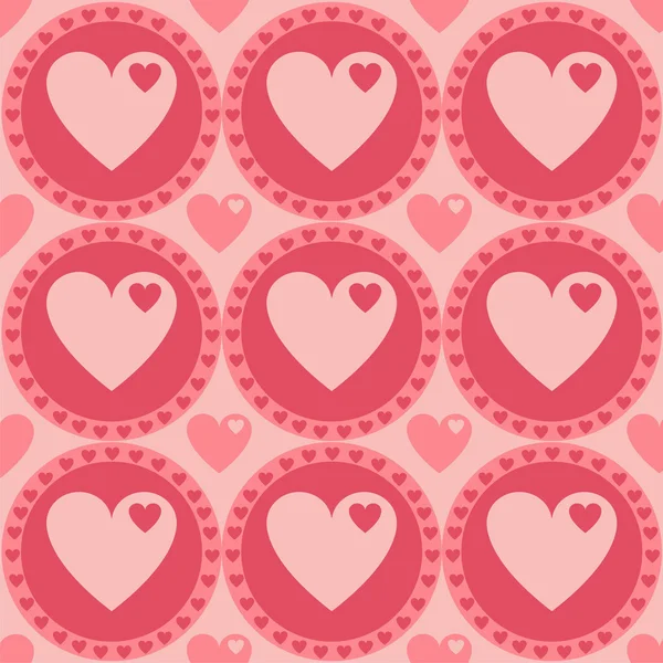 Hearts pattern — Stock Vector