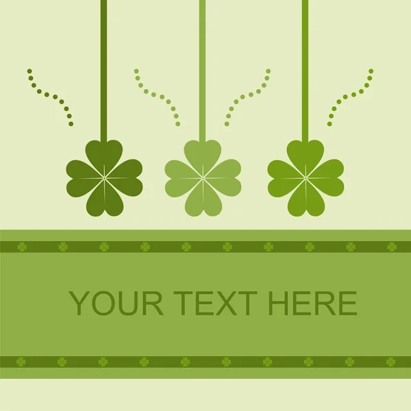 St. patrick's day card — Stock Vector