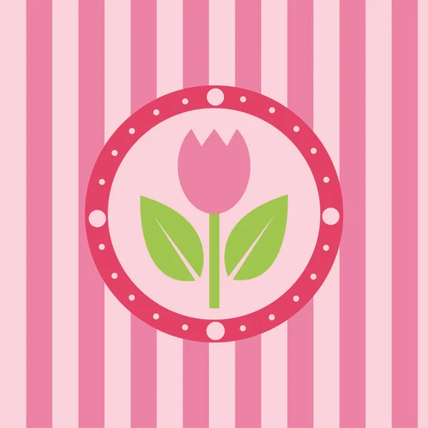 Fond Tulipe Mignon — Image vectorielle