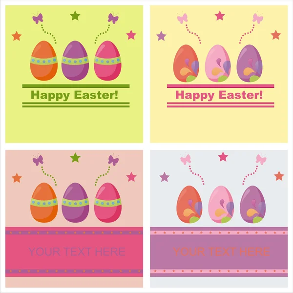 Cute easter backgrounds — Stock Vector