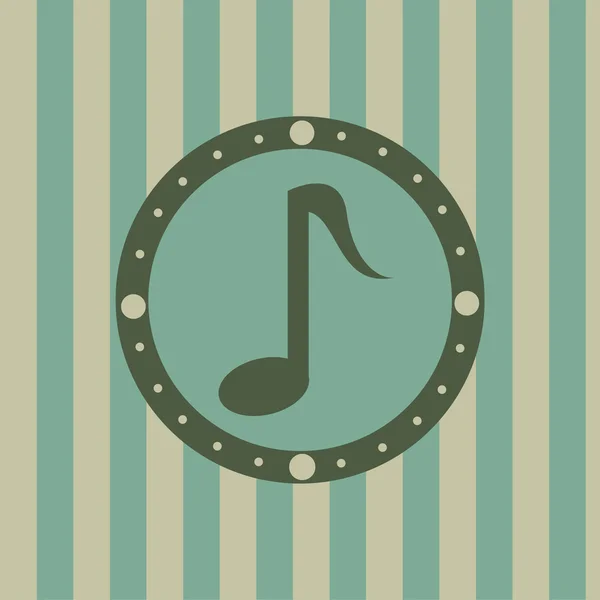 Mignon Fond Musical — Image vectorielle