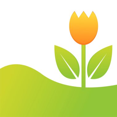 Lale ile bahar arka plan