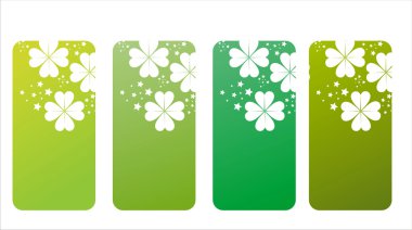 St. patrick's day banners clipart