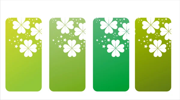 St. patrick's day banners — Stock Vector
