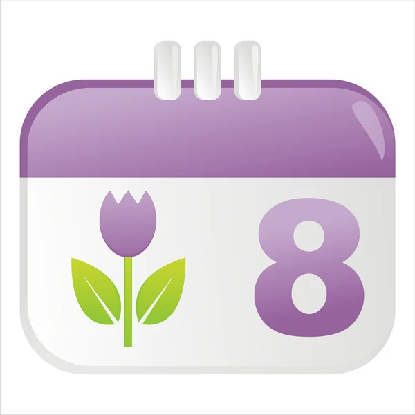 8th of march icon — Stock Vector