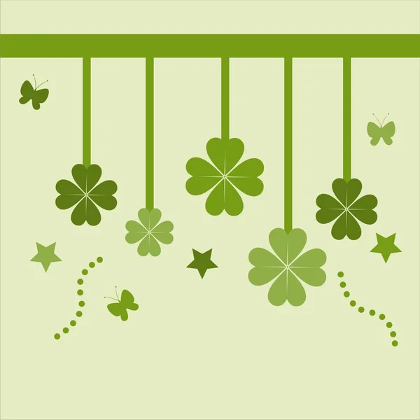 St Patricks dagkort — Stock vektor