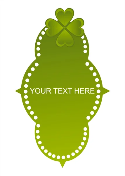 Bannière de la Saint Patrick — Image vectorielle