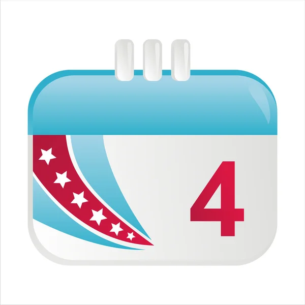 Αμερικανικό ημερολόγιο iconf — Διανυσματικό Αρχείο