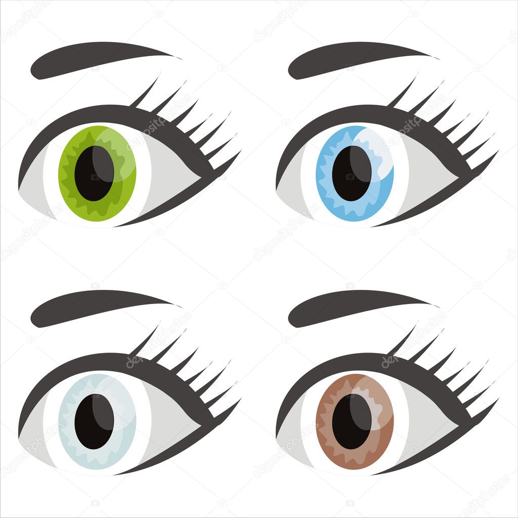 Human eyes Stock Vector by ©isabelle 5131995