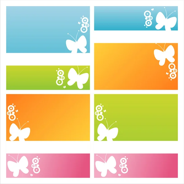 Modern butterfly backgrounds — Stock Vector
