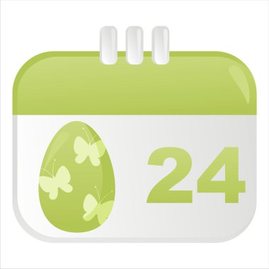 Easter calendar icon