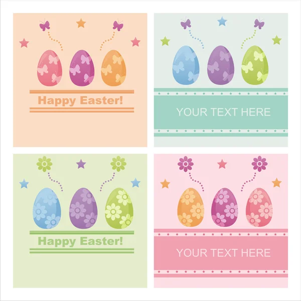 Cute easter backgrounds — Stock Vector