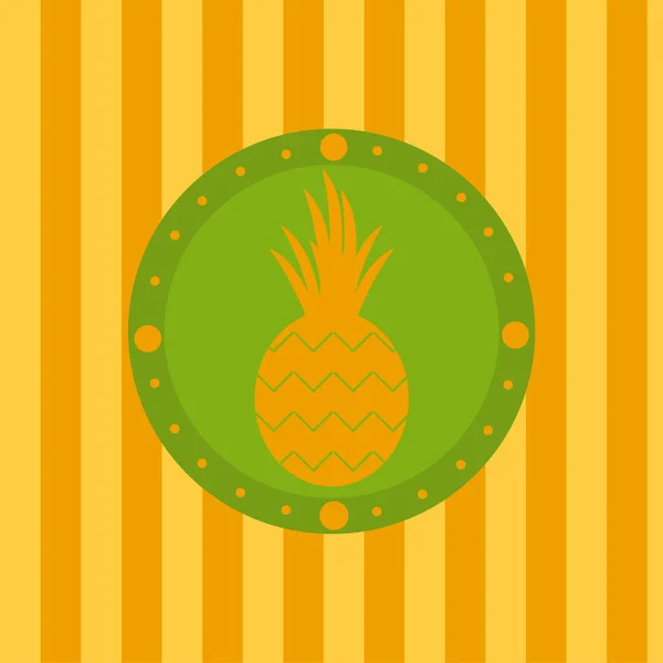 Ananas fond — Image vectorielle