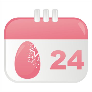 Easter calendar icon