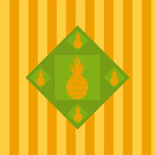 Ananas sfondo — Vettoriale Stock