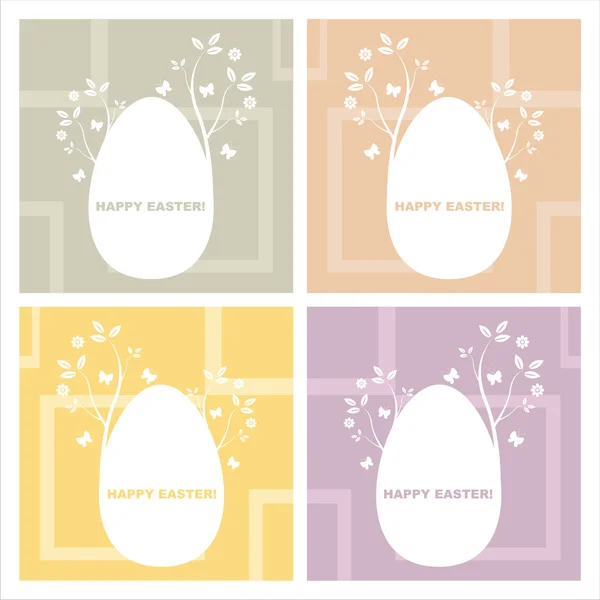 Stylish easter backgrounds — Stock Vector