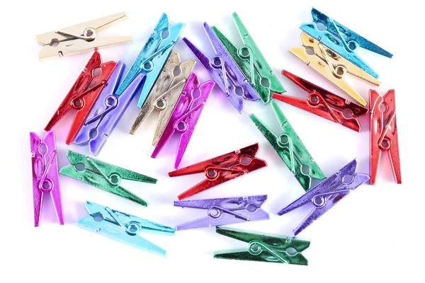 Background of multicoloured clothespins — Stock Photo, Image