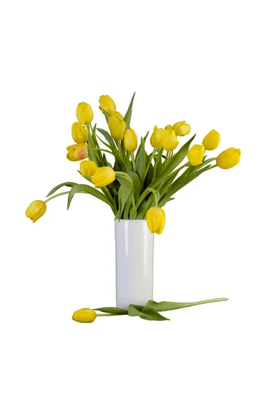 Tulpen in de vaas, een aparte — Stockfoto