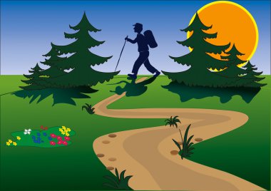 Hike clipart