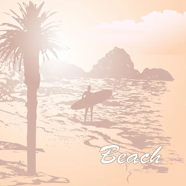 Beach 14 — Stok Vektör