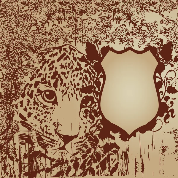 Леопард — стоковий вектор
