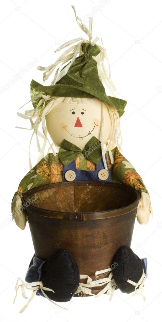 Scarecrow Planter Decoration