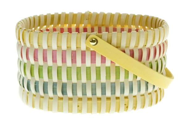 Colorful Pastel Easter Basket — Stock Photo, Image