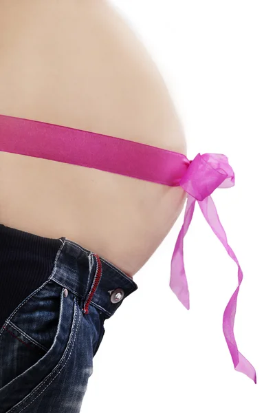 Pancia incinta — Foto Stock